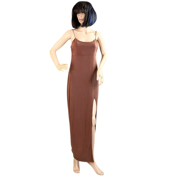 Wild Fable Brown Maxi Dress - Picture 1 of 12